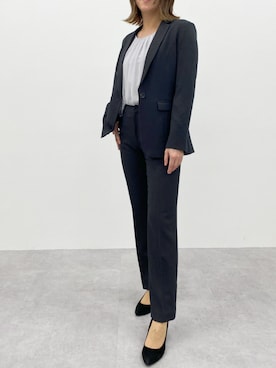 「スーツコーデ」｜nissen staffさん（レディース・163cm）の秋コーディネート