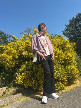 「HARE（ハレ）のアイテム（その他アウター）」を使った、TOMOYAさん（メンズ・182cm）の夏コーディネート