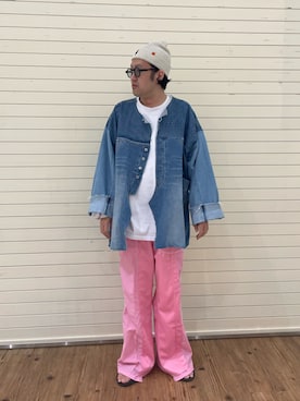 「etsinta（エシンタ）のアイテム（ジャケット/アウター）」を使った、0310yさん（メンズ・174cm）の秋コーディネート