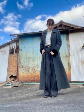 「ANNE KLEIN（アンクライン）のアイテム」を使った、みぬんさん（レディース・160cm）の冬コーディネート