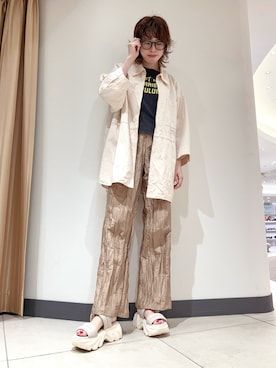 「NICAL（ニカル）のアイテム」を使った、Maaachiさん（レディース・160cm）の夏コーディネート