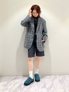 「アイテム（サンダル）」を使った、Maaachi_HIMIKOさん（レディース・160cm・30代）の秋コーディネート