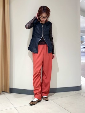 「アイテム（バレエシューズ）」を使った、Maaachi_HIMIKOさん（レディース・160cm・30代）の秋コーディネート