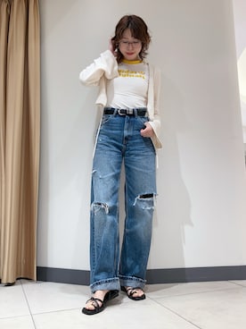 「アイテム（サンダル）」を使った、Maaachiさん（レディース・160cm）の夏コーディネート