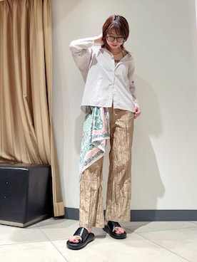 「HIMIKO（ヒミコ）のアイテム」を使った、Maaachi_HIMIKOさん（レディース・160cm）の夏コーディネート