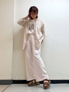 「HIMIKO（ヒミコ）のアイテム」を使った、Maaachi_HIMIKOさん（レディース・160cm）の春コーディネート