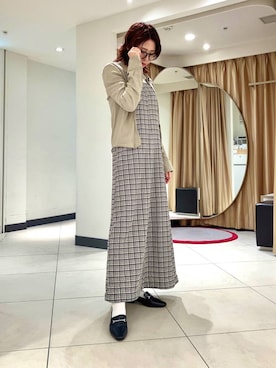 「アイテム（ローファー）」を使った、Maaachi_HIMIKOさん（レディース・160cm・30代）の秋コーディネート