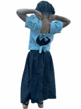 「no brand（ノーブランド）のアイテム（サンダル）」を使った、RIKOさん（キッズ・110cm）の夏コーディネート