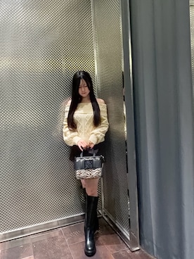 「armaniexchange」｜Kaoさん（レディース・157cm）の秋コーディネート
