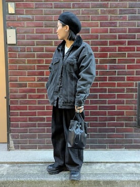 MTさん(レディース・153cm)の冬コーディネート