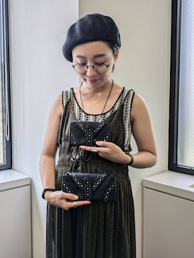 「ミニ財布」｜MTさん（レディース・153cm）の秋コーディネート