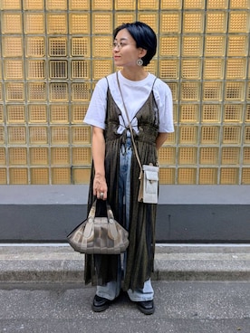 MTさん(レディース・153cm)の夏コーディネート