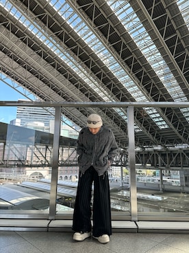 「LHPLUCUA大阪」｜SOUさん（メンズ・174cm）の秋コーディネート