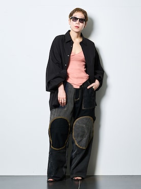 「overneath（オーバーニース）のアイテム」を使った、KAJImiさん（レディース・160cm）の春コーディネート