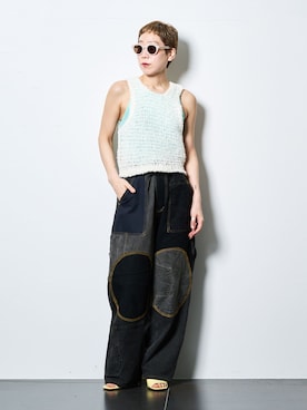 「Mollini（モリーニ）のアイテム」を使った、KAJImiさん（レディース・160cm）の春コーディネート