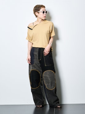 「Mollini（モリーニ）のアイテム」を使った、KAJImiさん（レディース・160cm）の春コーディネート