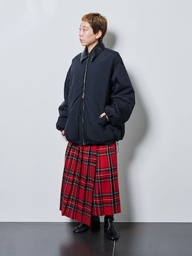 「Dickies（ディッキーズ）のDICKIES 別注 DUCK ジャケット（その他アウター、ブラック系）」を使った、KAJImiさん（レディース・160cm）の夏コーディネート