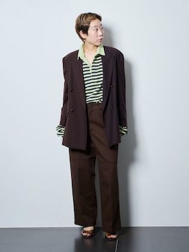 「Mollini（モリーニ）のアイテム」を使った、KAJImiさん（レディース・160cm）の夏コーディネート