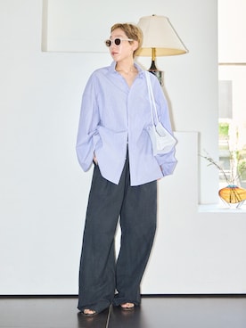 「Mollini（モリーニ）のアイテム」を使った、KAJImiさん（レディース・160cm）の春コーディネート