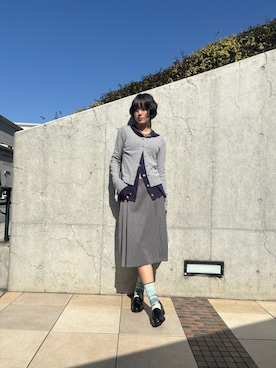 「UNE MANSION（ユヌマンション）のアイテム」を使った、🍀さん（レディース・162cm）の春コーディネート