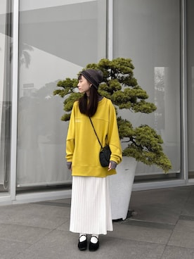 「MEIER.Q（マイヤーキュー）のアイテム（ワンピース/ドレス）」を使った、Feiiiooさん（レディース・165cm）の冬コーディネート
