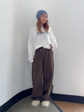 増田理佳子さん(レディース・156cm)の夏コーディネート