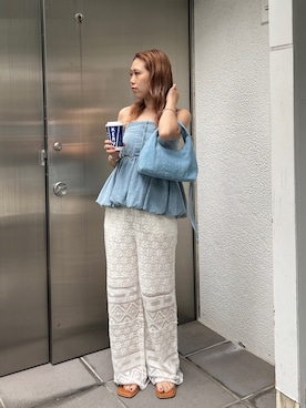 増田理佳子さん(レディース・156cm)の春コーディネート