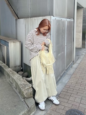 増田理佳子さん（レディース・156cm）の冬コーディネート