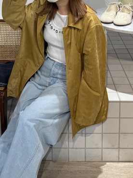 増田理佳子さん(レディース・156cm)の冬コーディネート