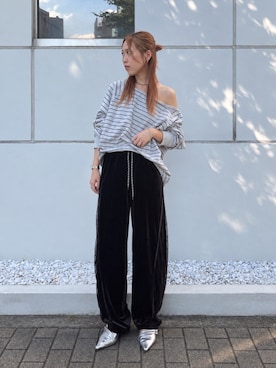 増田理佳子さん(レディース・156cm)の秋コーディネート