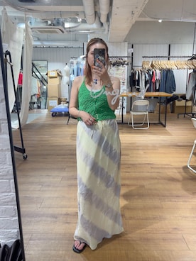 増田理佳子さん（レディース・156cm）の夏コーディネート