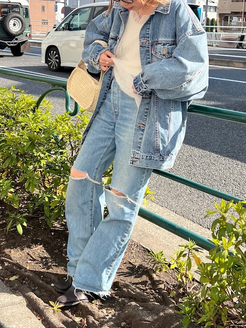 ビッグシルエットデニムジャケット