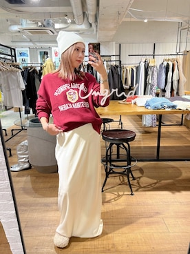 増田理佳子さん（レディース・156cm）の秋コーディネート