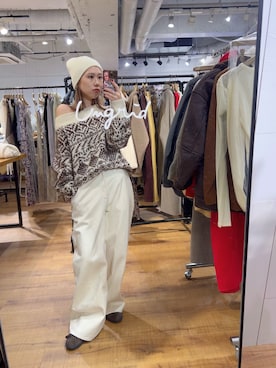 増田理佳子さん（レディース・156cm）の秋コーディネート