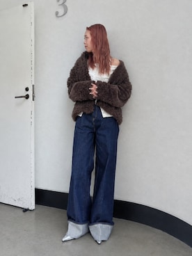 増田理佳子さん(レディース・156cm)の秋コーディネート
