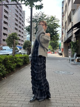 増田理佳子さん(レディース・156cm)の秋コーディネート