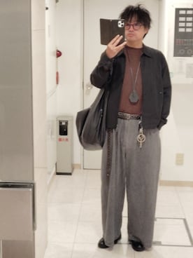 「アイテム（香水）」を使った、shuso1222さん（メンズ・170cm）の秋コーディネート