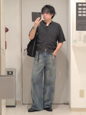 「アイテム（キーケース/キーアクセサリー）」を使った、shusoさん（メンズ・170cm）の秋コーディネート