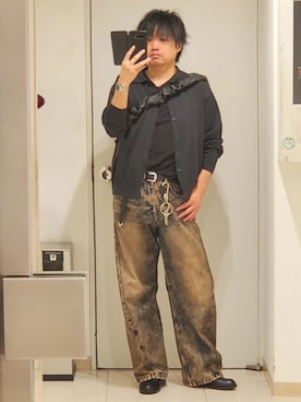 shusoさん（メンズ・170cm）の春コーディネート