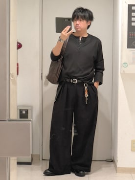 shusoさん（メンズ・170cm）の秋コーディネート