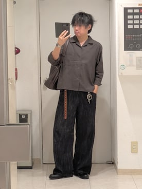 「アイテム（フレグランス、ホワイト系）」を使った、shusoさん（メンズ・170cm）の秋コーディネート