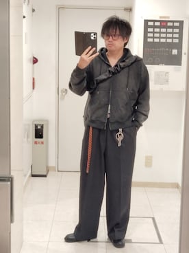 「アイテム（キーケース/キーアクセサリー）」を使った、shuso1222さん（メンズ・170cm）の秋コーディネート