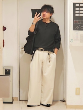 shusoさん（メンズ・170cm）の春コーディネート