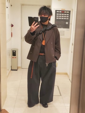 shusoさん（メンズ・170cm）の冬コーディネート