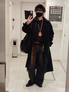 「アイテム（フレグランス）」を使った、shusoさん（メンズ・170cm）の冬コーディネート