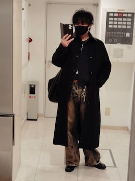 「アイテム（ブルゾン）」を使った、shusoさん（メンズ・170cm・40代）の冬コーディネート