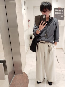 「アイテム（フレグランス）」を使った、shuso1222さん（メンズ・170cm）の秋コーディネート
