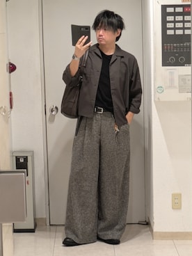 shusoさん（メンズ・170cm）の秋コーディネート