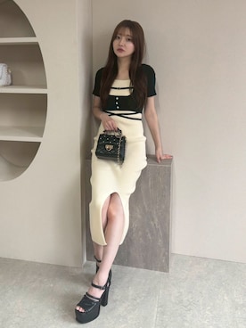 LIP SERVICEさん（レディース・158cm）の夏コーディネート