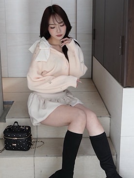 「LIPSERVICE（リップサービス）のアイテム」を使った、LIP SERVICEさん（レディース・164cm）の冬コーディネート